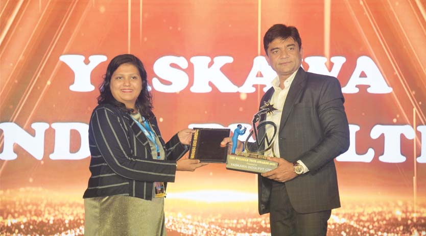 YASKAWA INDIA awarded with Weldfab  Tech Award 2022