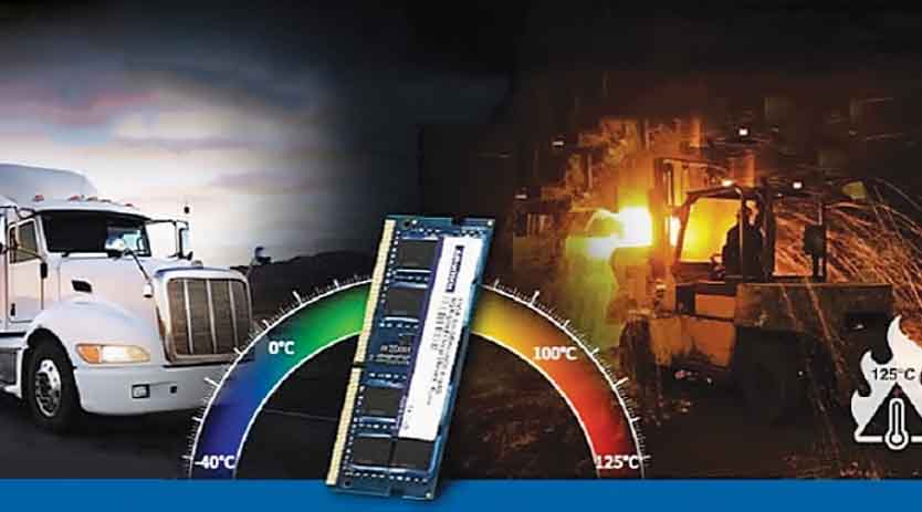 Ultra-wide temperature-capable memory for in-vehicle and heavy-industrial application