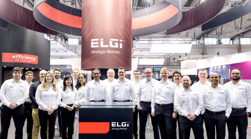 ELGi introduces advanced compressed air solutions at Hannover Messe 2023