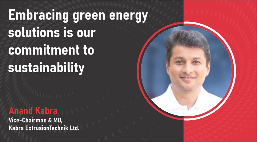 Embracing green energy solutions is our commitment to sustainability