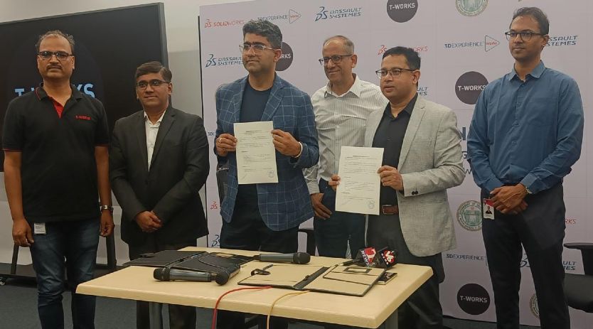 Dassault Systèmes and Telangana’s T-Works Foundation join forces to establish the Startup Center of Excellence